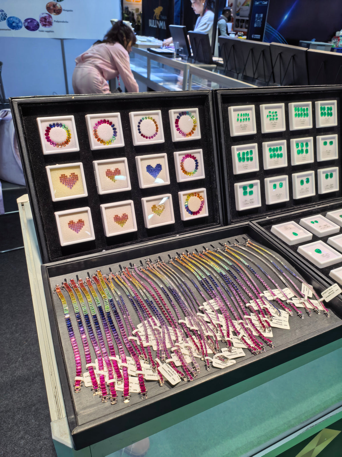 From Gem Fair To Wrist: Crafting Our Custom Rainbow Tennis Bracelets