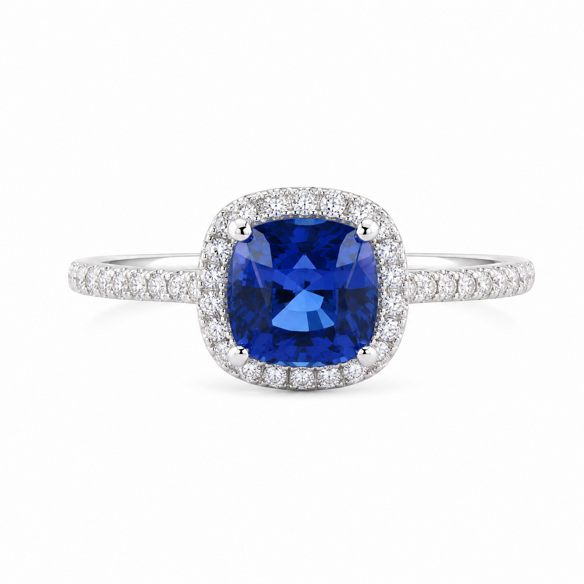 Luxury Sugar‑Cushion Gemstone Ring
