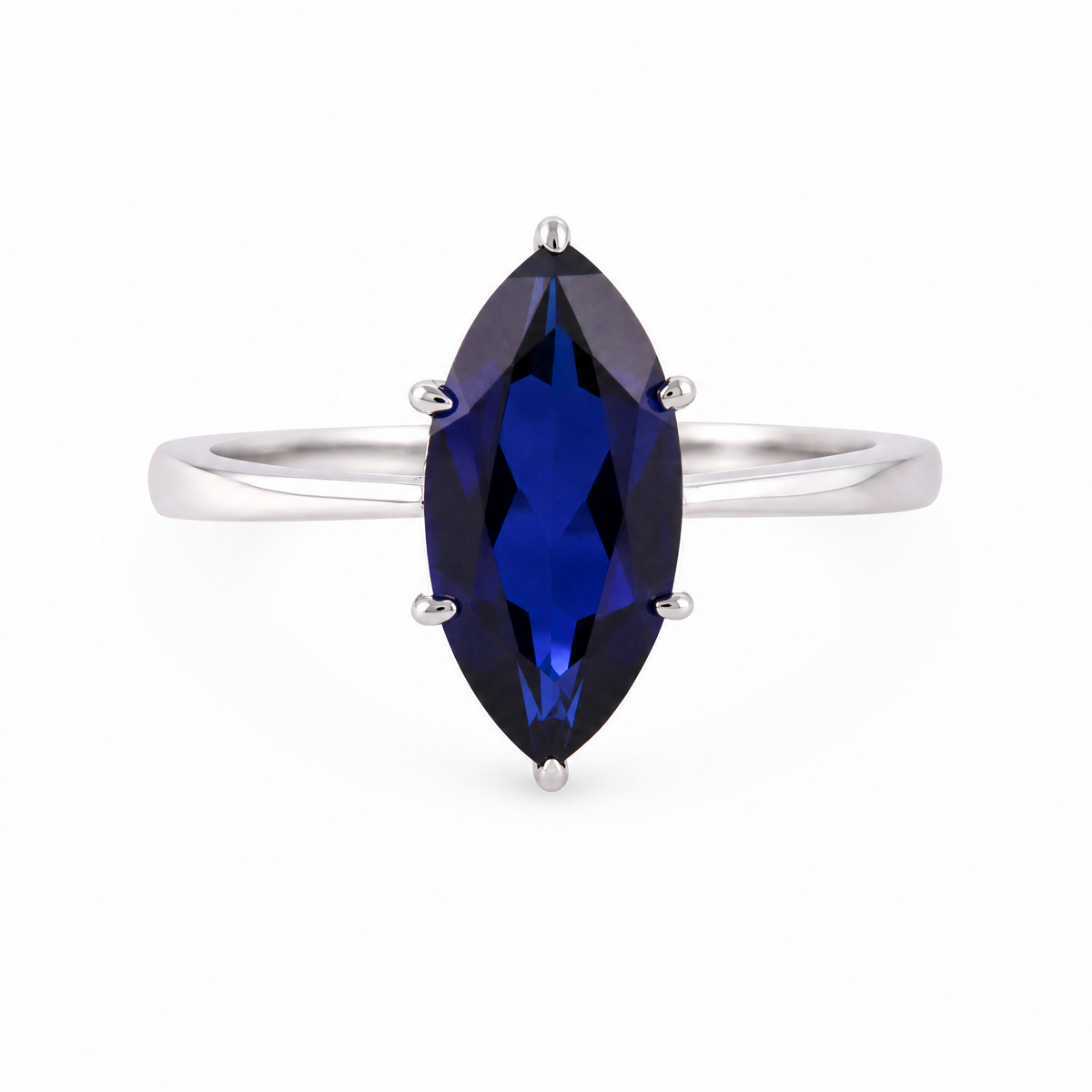 Elegant Marquise Solitaire Ring