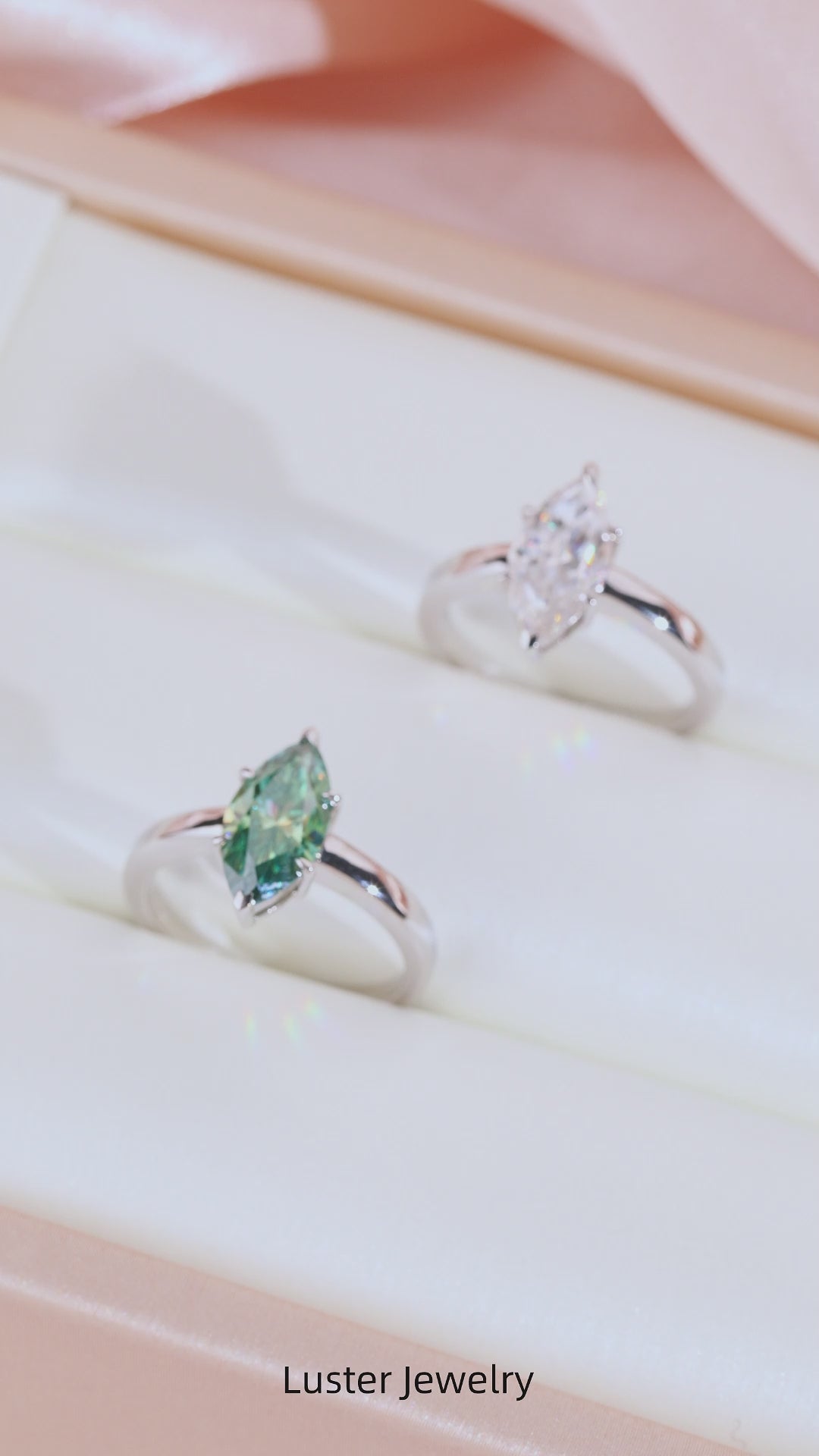 Elegant Marquise Solitaire Ring